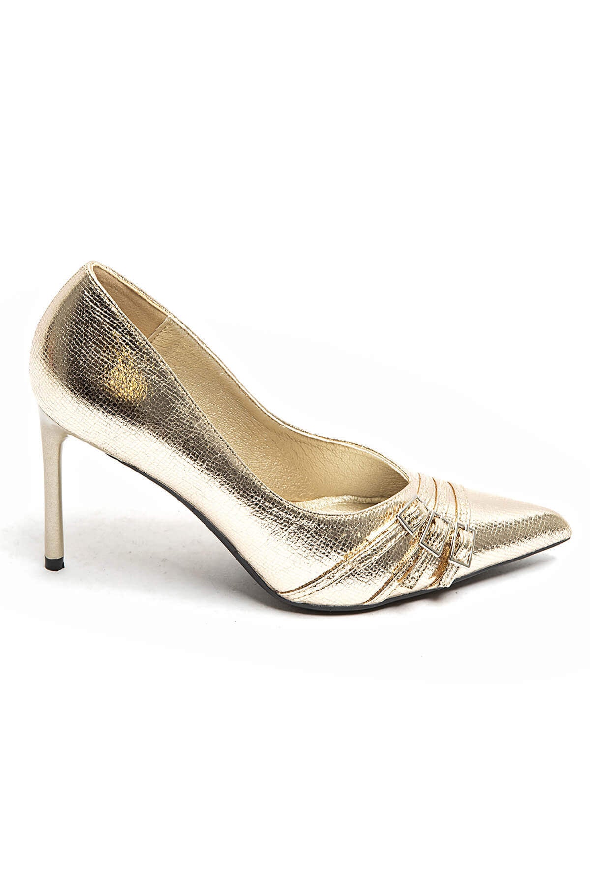 Triple Buckle Stiletto Heels
