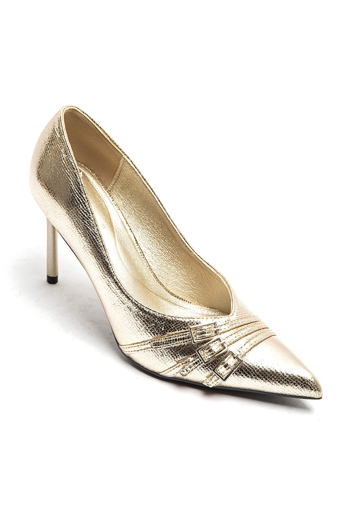 Triple Buckle Stiletto Heels