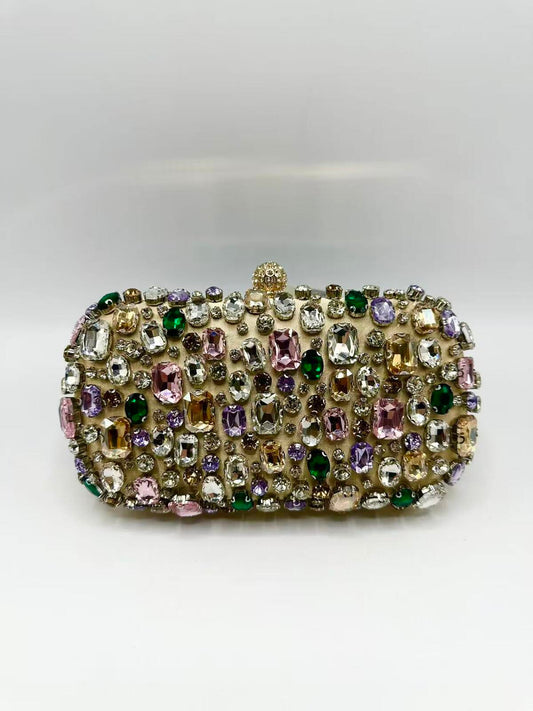 Gold Rhinestone Clutch