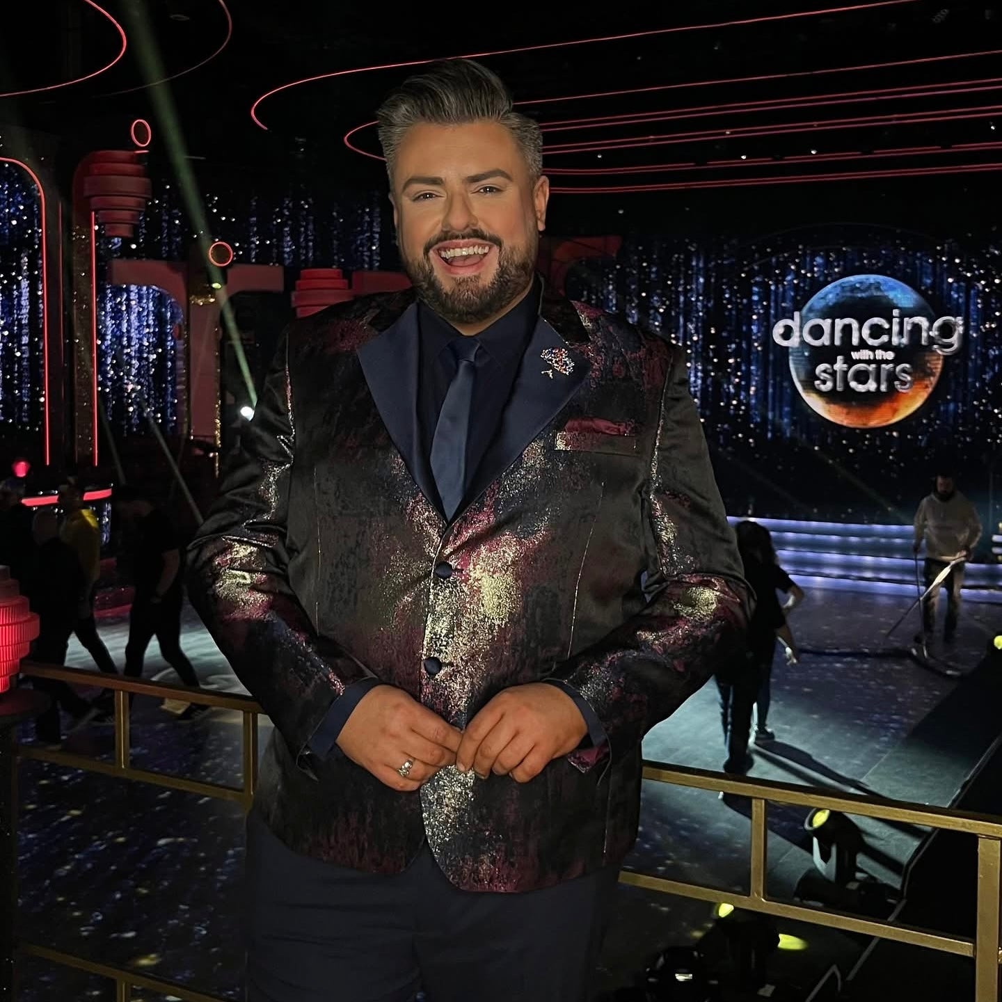 Silver brocade jacket