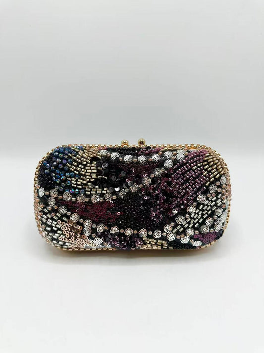 Black Sequin Clutch