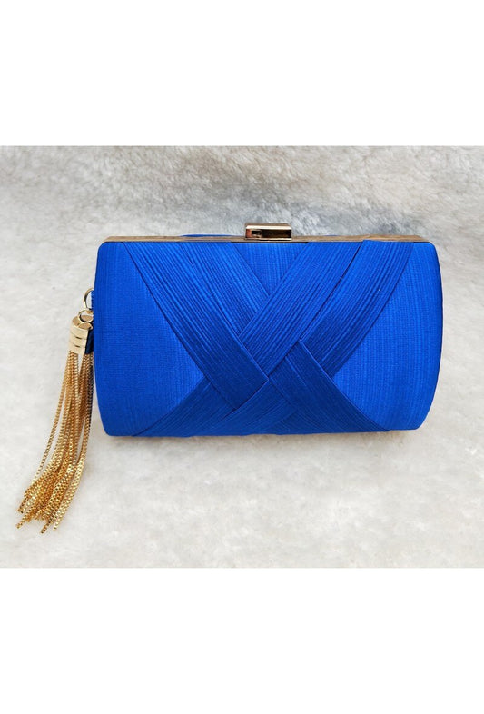 Royal Blue Crossover Clutch