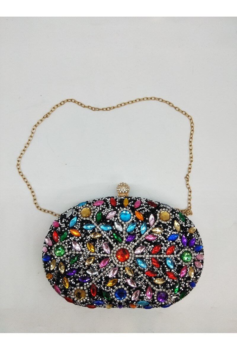 Black Multi Embellished Bag